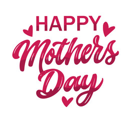 Fototapeta premium Lettering about mom. Happy Mother's Day - cute trendy hand dtawm doodle lettering print. T-shirt design, mug print, sticker.
