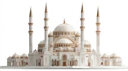 Fototapeta premium Majestic mosque architectural elegance