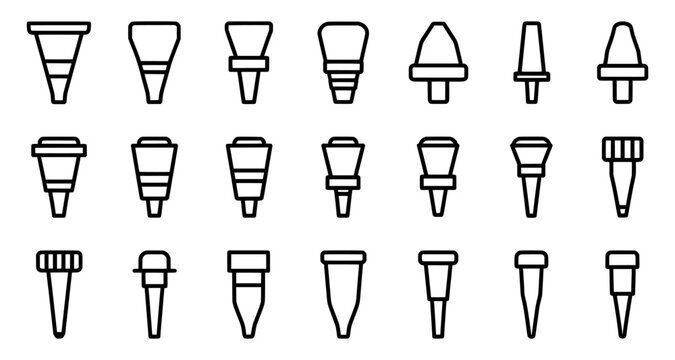 Collection of various bottle caps and closures