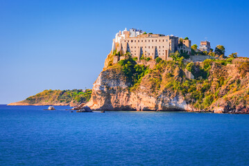Procida, Italy. The Phlegraean volcanic islands and Procida, Tyrrhenian Sea