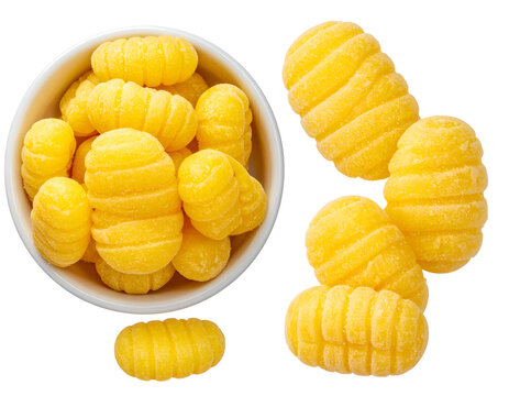 Cheesy corn puffs, crunchy snacks