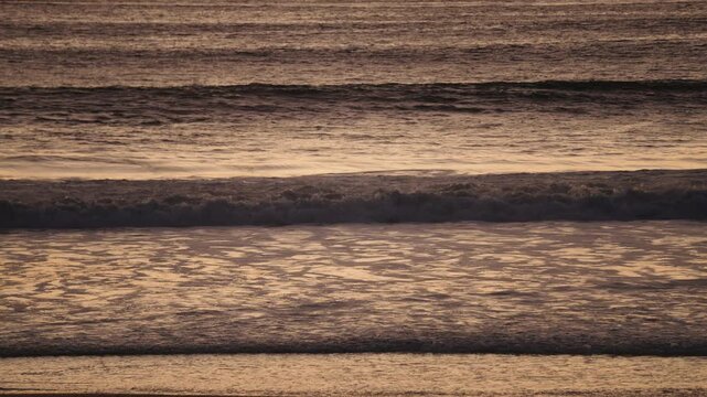 Airplanes at LAX taxing at night through terminals and taxi way- Los Angeles, California, United States of America
