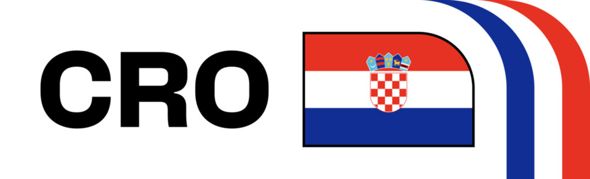 croatia Football Flag Badge