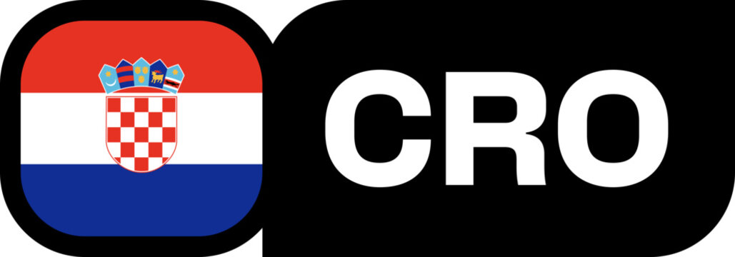 croatia Flag Tournament Badge