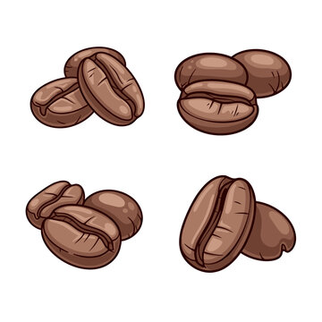 Illustration of Coffee Beans 1.