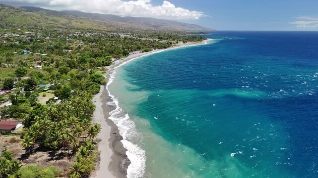 North coast of Timor-Leste showing beach and tropical water