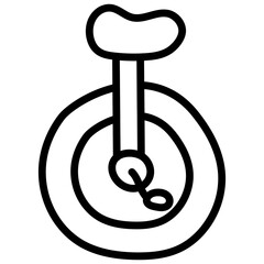 A unique design icon of unicycle  © Vectorslab