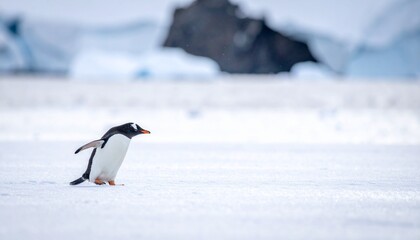 Here are some engaging prompt ideas about penguins in different styles and moods:
---
### 🐧 Descriptive / Nature Prompt
*A small penguin waddles across a vast icy landscape, its black-and-white fe