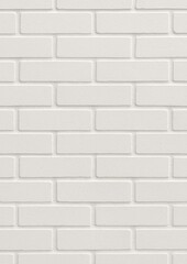Obraz premium Minimalist white brick pattern