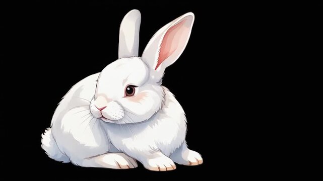 白いうさぎ