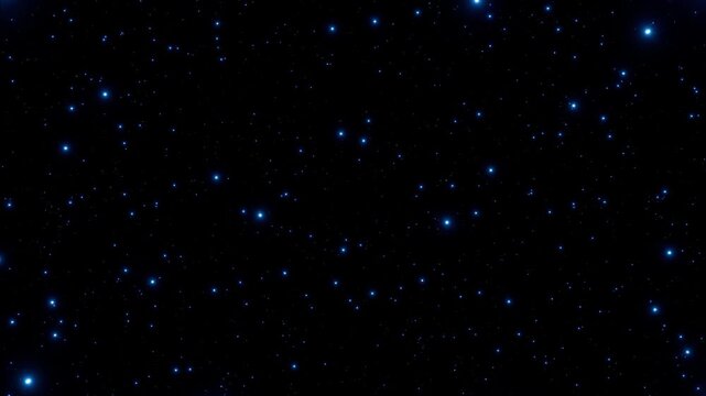 starfield background in slow motion
