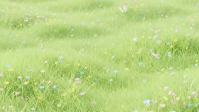 자연 숲속 초록 자연풍경 잔디와 나뭇가지 빛,Nature forest green natural scenery grass and twig light,