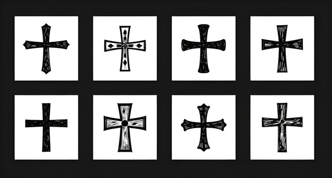cross illustration design, crucifix icon illustration, christian icon illustration, religious symbol illustration, sacred symbol illustration, holy icon illustration, spiritual symbol illustration, wo