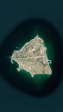 Abu Musa Map Loop Animation In Vertical