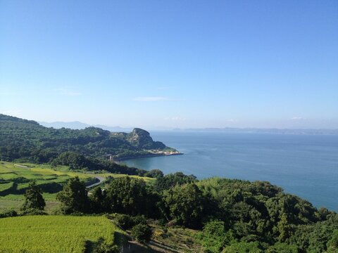 Panoramic View of Seto Inland Sea from Teshima