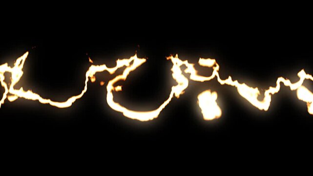 Fire flame light streak motion background with glowing energy trail animation loop cinematic abstract design