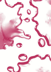 gouttes d'eau colorées sur surface avec éclaboussure © Studioliloug