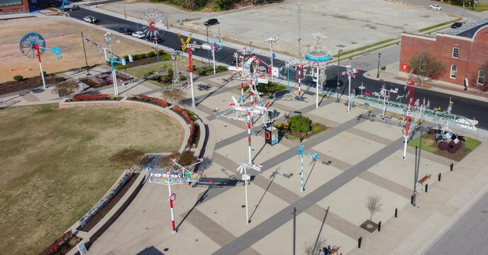 Vollis Simpson Whirligig Park in wilson north carolina