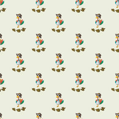 Fototapeta premium Double pattern