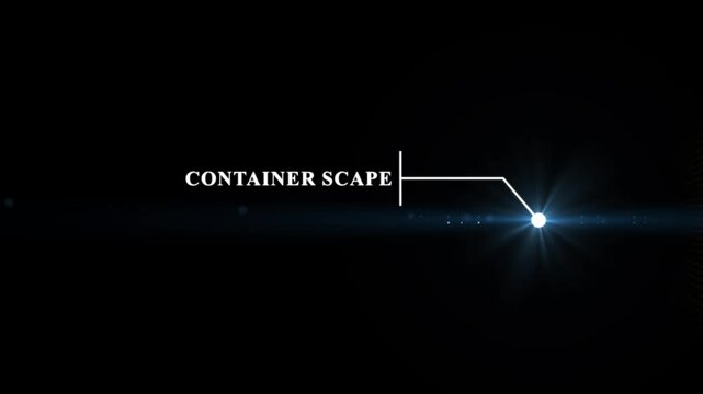 Hud Callout Lines Frame For Data Display Overlay, Animation of HUD elements with text Container Scape. Animate a white callous for text. HUD elements on black background. Futuristic callout titles..4k