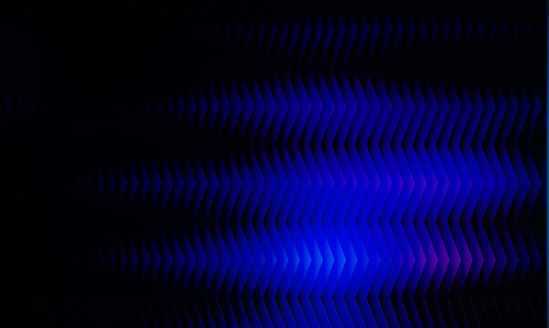Abstract dark blue light trails, futuristic glowing neon lines on black background, high-tech motion blur texture for digital wallpaper