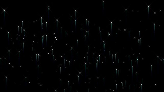 Glitter White glowing glitter star, magic sparkles glitter line stars, magic sparkles glitter line stars, magic dust, pixie dust path, christmas stars isolated on a black screen glitter star.