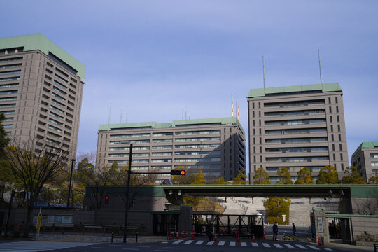 防衛省の正門、日本の防衛、防衛省のゲート