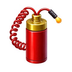 Obraz premium red fire extinguisher