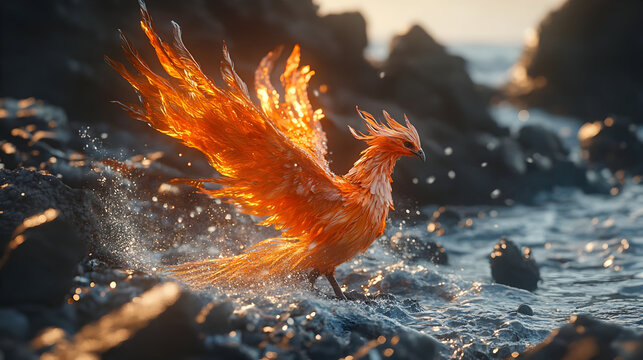 fish on the fire