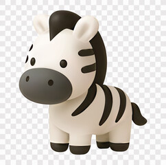 Zoo Animal Vector Icon Set   3D icon set   zebra © Dian