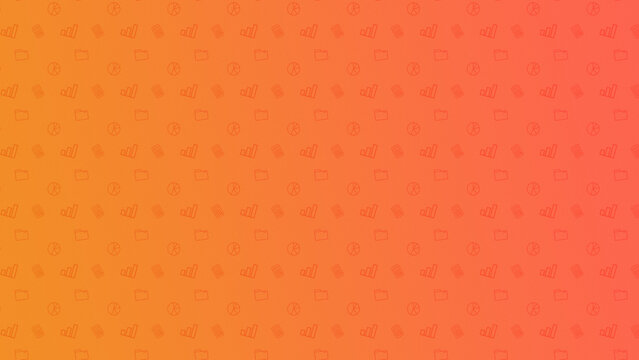 Warm orange gradient business pattern modern texture