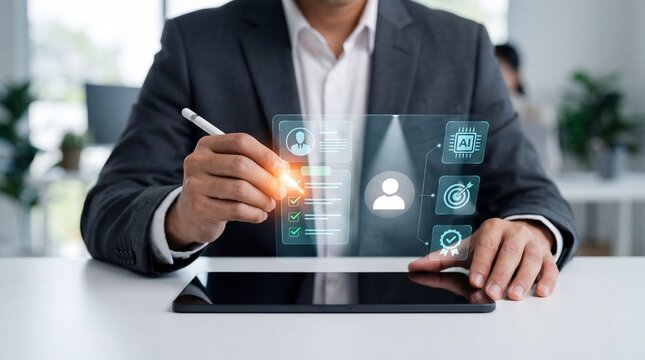 AI technology empowers the HR recruitment process, enabling data analysis, resume screening, and top talent selection for career success and overall hiring efficiency.