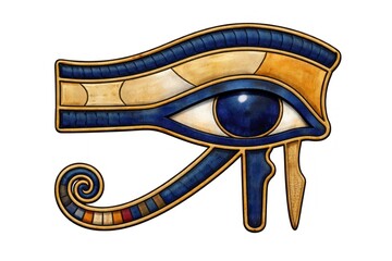 Naklejka premium Ancient Egyptian Eye Symbol