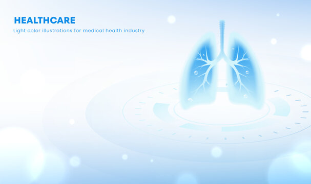 Healthcare Medical Service Digital Background Illustration