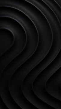 Elegant black wavy texture mobile wallpaper
