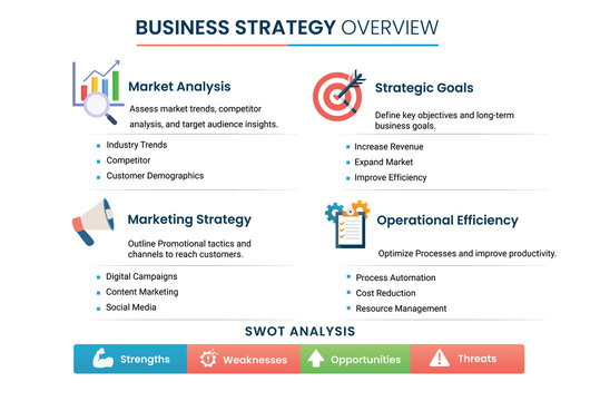 Modern Flat Infographic Clean Professional Layout Template