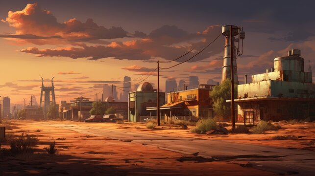Roswell, New Mexico, as a sleepy desert town with arid landscapes and a remote military base