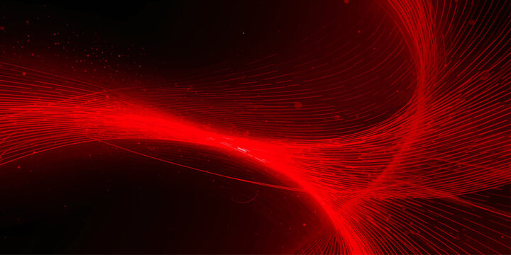 Red abstract fractal fire energy wallpaper with glowing waves flame texture and bright light motion