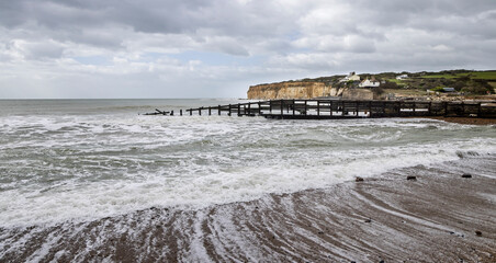 View of South Downs coast from Cuckmere Haven towards Seaford Head in East Sussex, UK on 30 March 2026 © Nigel