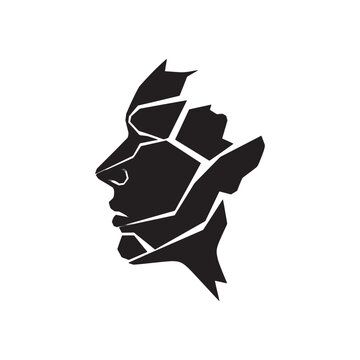 Black stylized of a bird in flight with geometric wings black bird stylized bird flying bird