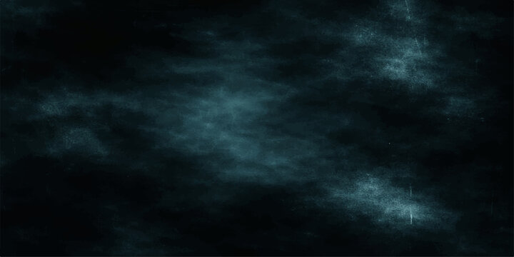 A dark blue abstract background featuring a stormy sky filled with rain clouds and lightning textures for a moody nature backdrop