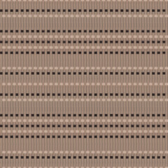 Seamless Horizontal Reed Pattern with Bamboo Slat Texture and Minimalist Striped Ornament © Prinya