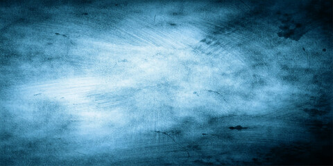 Obraz premium Abstract dark blue grunge background with a vintage texture of smoke and clouds on a faded paper wall surface