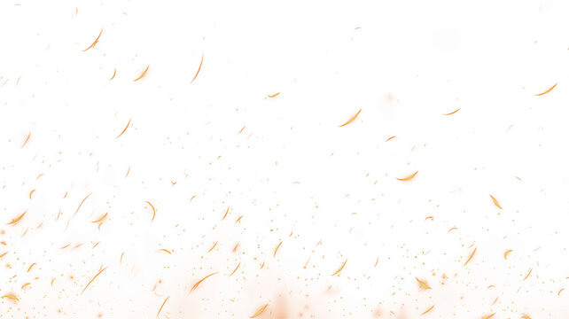 Floating embers sparks background PNG transparent. Opacity or screen mode usage for overlay, Burning orange sparks rise from fire ,Fire Particles Floating embers sparks background PNG transparent.