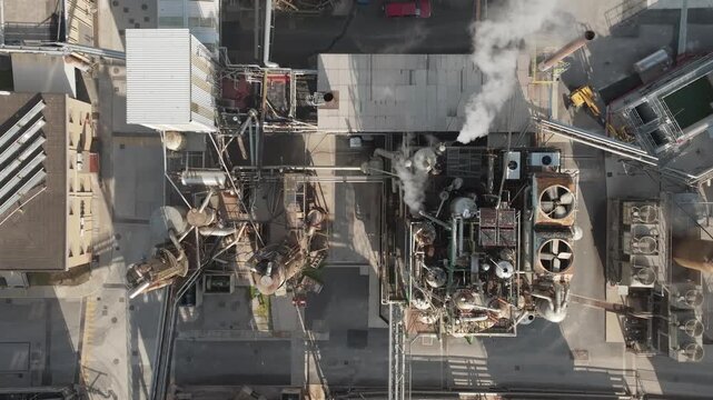 Impianto fabbrica vapore 