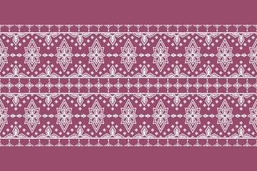 Intricate white geometric pattern on mauve © BEWINPiXELS