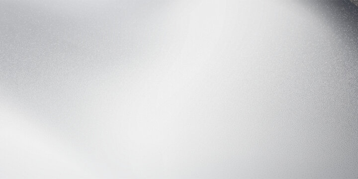 Abstract silver gray gradient background with subtle grainy noise texture.