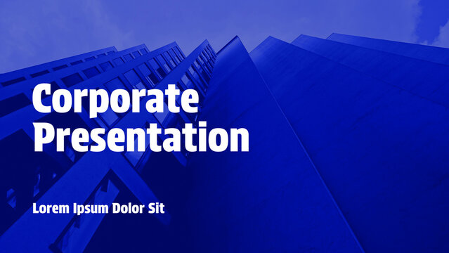 Clean and Minimal Corporate Presentation Slideshow with Modern Animations
