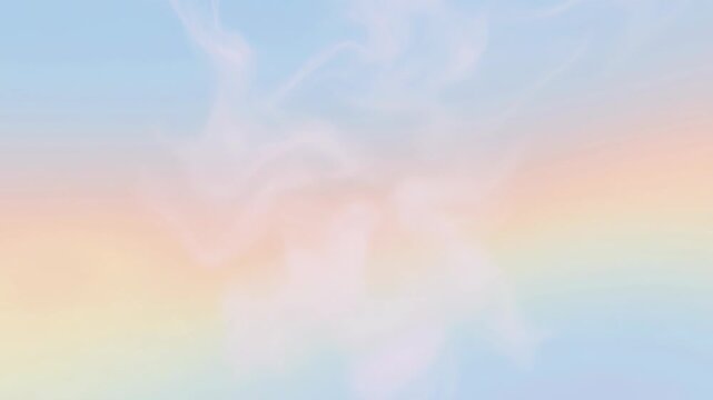 Soft dreamy pastel gradient background with subtle smoke and swirling patterns