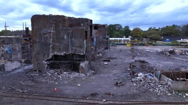 Industrial Demolition and Hazardous Waste Cleanup Steel Mill Georgetown South Carolina